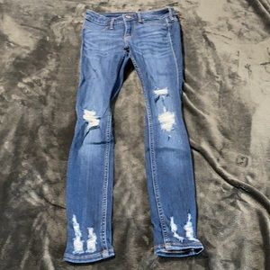 EUC Hollister low rise jean leggings